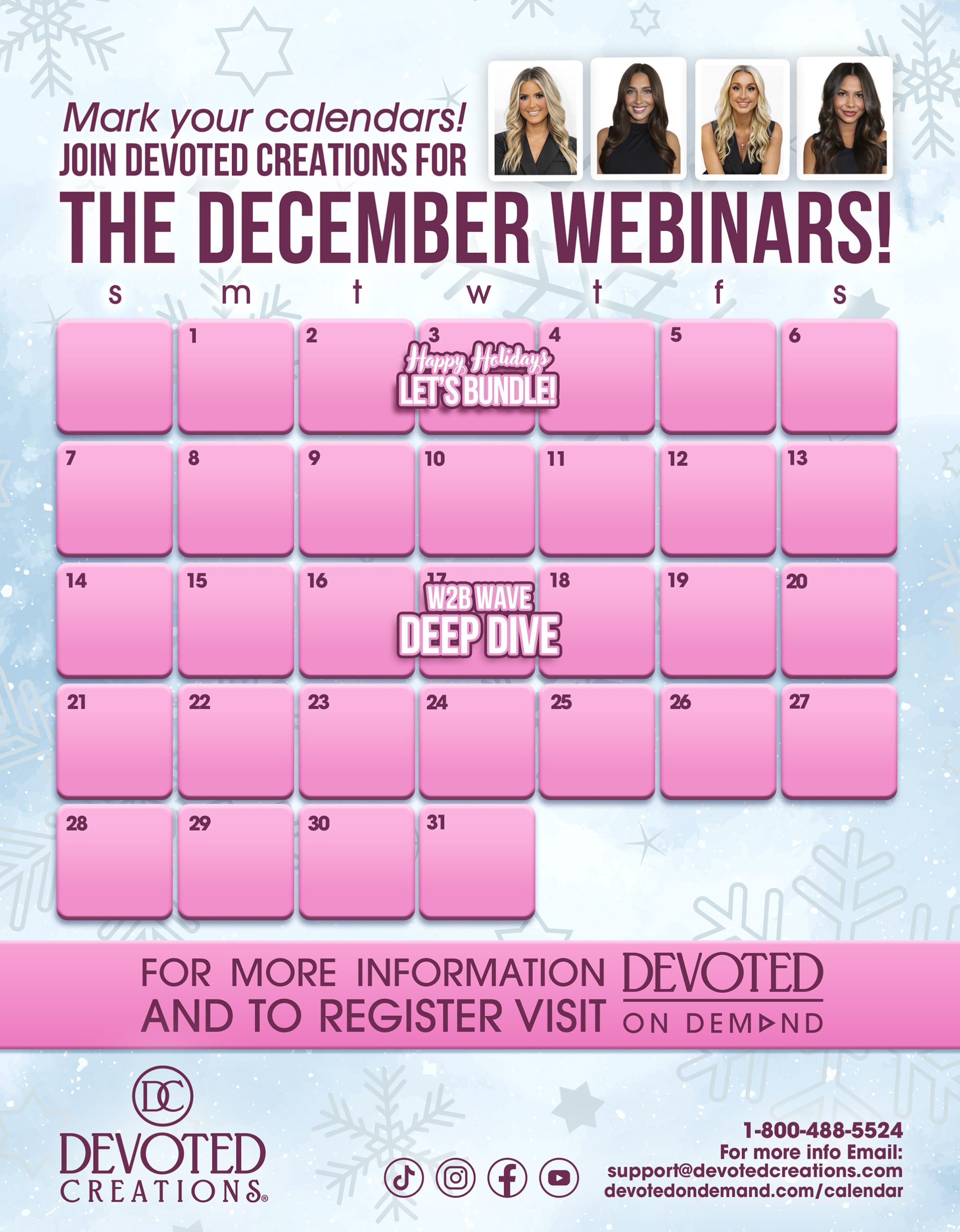 Devoted Creations December 2025 Calendar REV 1